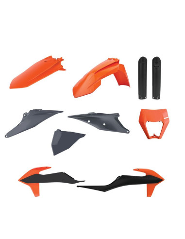 Kit plastiques POLISPORT couleur origine KTM