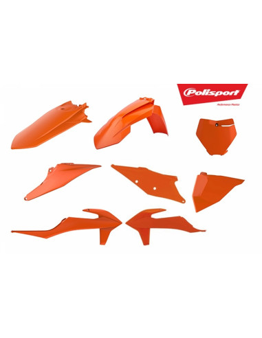 Kit plastiques POLISPORT orange KTM SX/SX-F