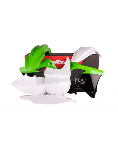 Kit plastique POLISPORT couleur origine Kawasaki KX450F