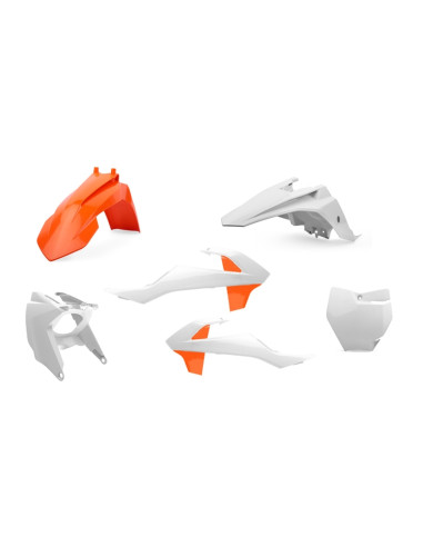 Kit plastique POLISPORT MX couleur origine KTM SX65