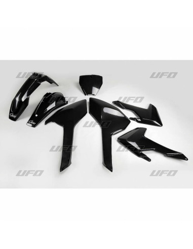 Kit plastique UFO noir Husqvarna