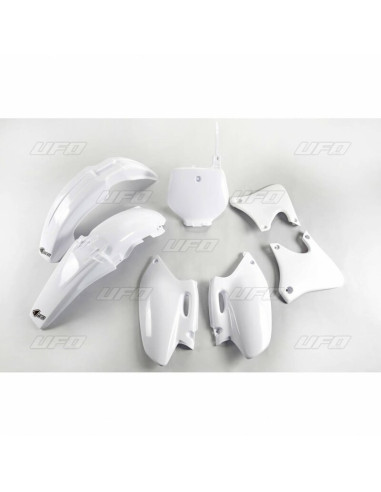 UFO Plastic Kit OEM Color White (98) Yamaha YZ400F