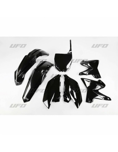 Kit plastique UFO réplica 4T restylé noir Yamaha YZ125/250