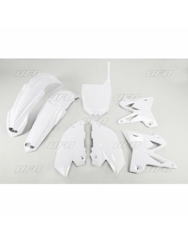 Kit plastique UFO réplica 4T restylé blanc Yamaha YZ125/250