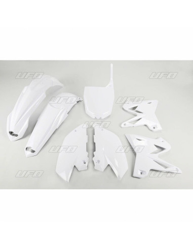 UFO Restyle Plastic Kit Replica 4T White Yamaha YZ125/250