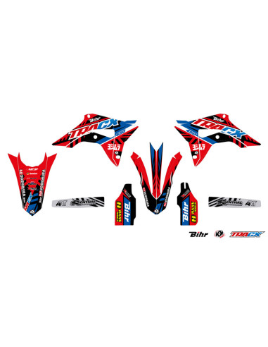 UFO Plastic & Graphic Kit OEM Color Honda CRF450R