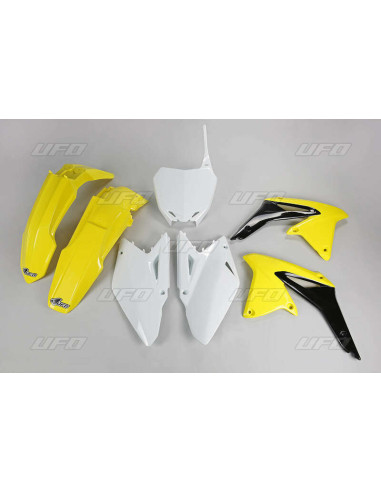 UFO Plastic Kit OEM Color Yellow/Black/White Suzuki RM-Z450