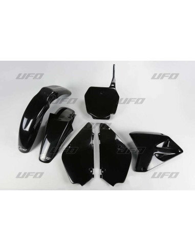 Kit plastique UFO noir Suzuki RM85