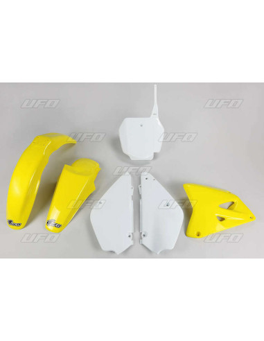 UFO Plastic Kit OEM Color Yellow/White (02-17) Suzuki RM85