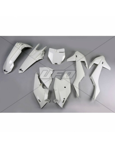 UFO Plastic Kit White KTM