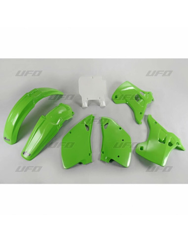 Kit plastique UFO couleur origine Kawasaki KX125/250