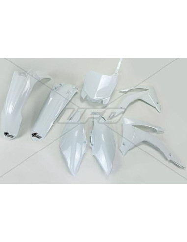 Kit plastique UFO blanc Honda CRF250R/CRF450R