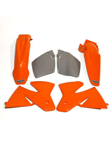 Kit plastique UFO couleur origine orange/gris KTM