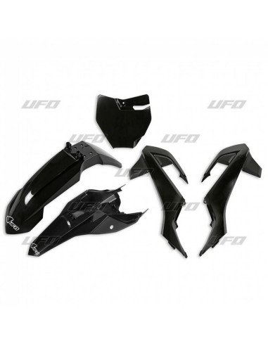 UFO Plastic Kit Black KTM SX 65