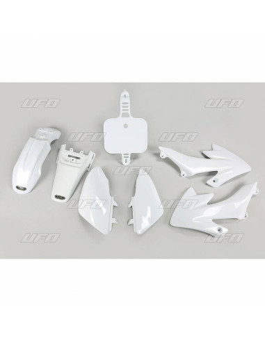 UFO Plastic Kit White Honda CRF50F