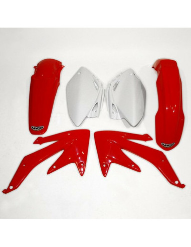 UFO Plastic Kit OEM Color Red/White Honda CRF450R