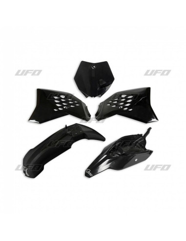 UFO Plastic Kit Black KTM SX 65