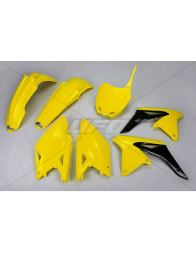 Kit plastique UFO origine (2017) jaune/noir Suzuki RM-Z250