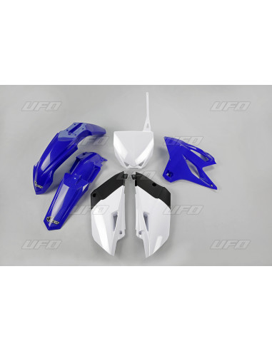 Kit plastique UFO couleur origine bleu/blanc Yamaha YZ85