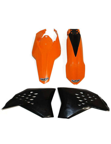Kit plastique UFO couleur origine orange/noir KTM