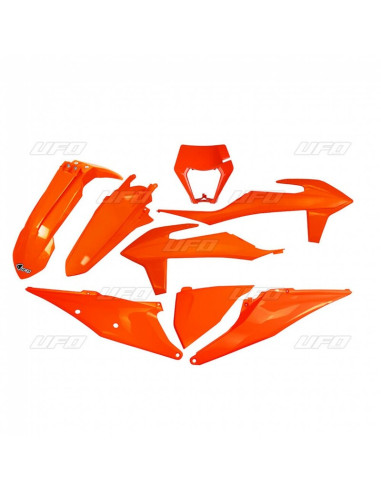 Kit plastiques UFO orange fluo KTM EXC/EXC-F