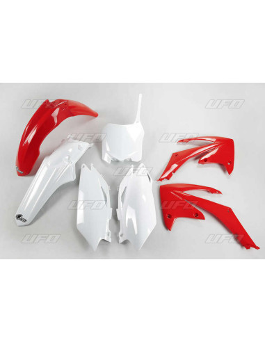 UFO Plastic Kit OEM Color Red/White Honda CRF250R/450R