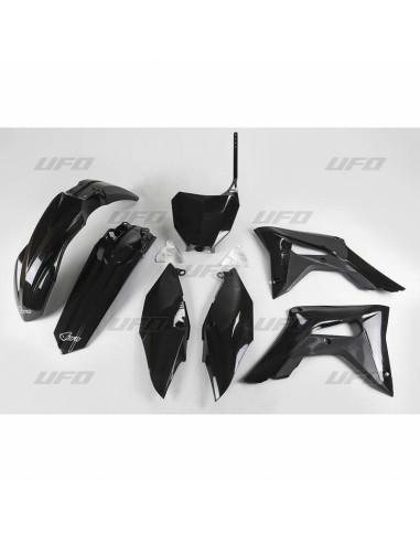 Kit plastique UFO noir Honda CRF450R