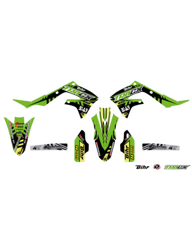 Kit plastique & déco UFO couleur origine Kawasaki KX450