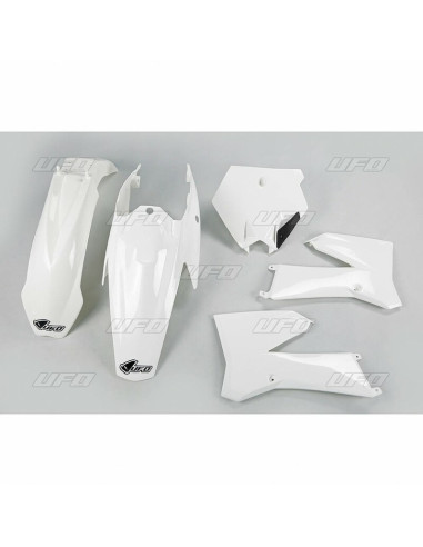 UFO Plastic Kit White KTM SX85