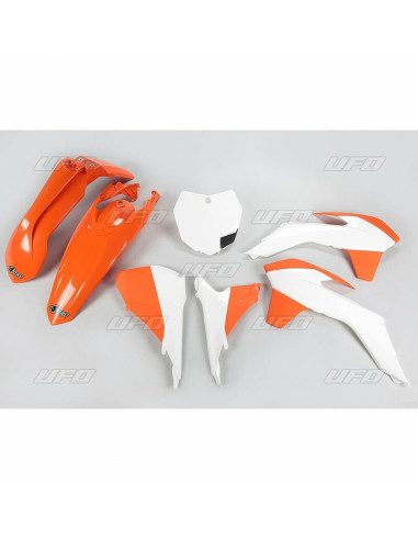 UFO Plastic Kit OEM Color (2015) Orange/White KTM