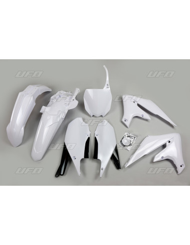 Kit plastique UFO blanc Yamaha YZ450F