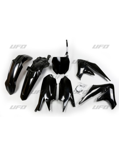 UFO Plastic Kit Black Yamaha YZ450F