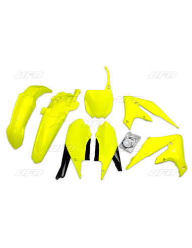 Kit plastique UFO jaune fluo Yamaha YZ450F