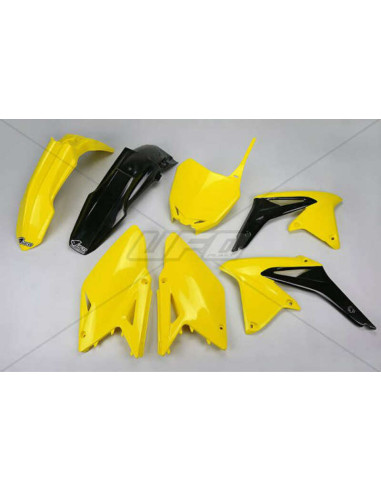 UFO Plastic Kit OEM Color (2014) Yellow/Black Suzuki RM-Z450