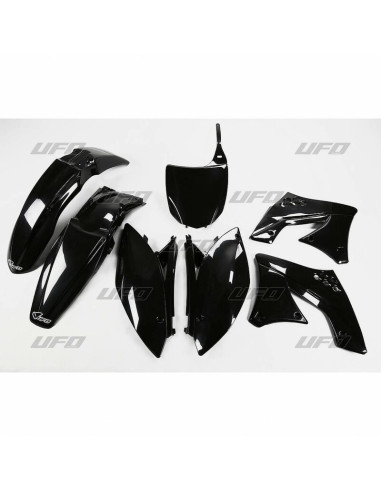 UFO Plastic Kit Black Kawasaki KX250F