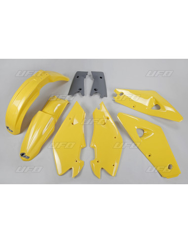 UFO Plastic Kit OEM Color Yellow/Grey Husqvarna CR125/250