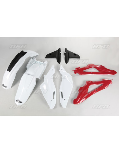 UFO Plastic Kit OEM Color White/Red/Grey Husqvarna TC250