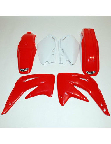 UFO Plastic Kit OEM Color Red/White Honda CR85R/RB