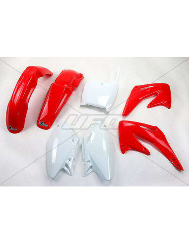 Kit plastique UFO couleur origine rouge/blanc Honda CRF450R