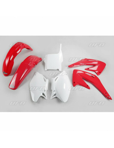 UFO Plastic Kit OEM Color Red/White Honda CRF450R