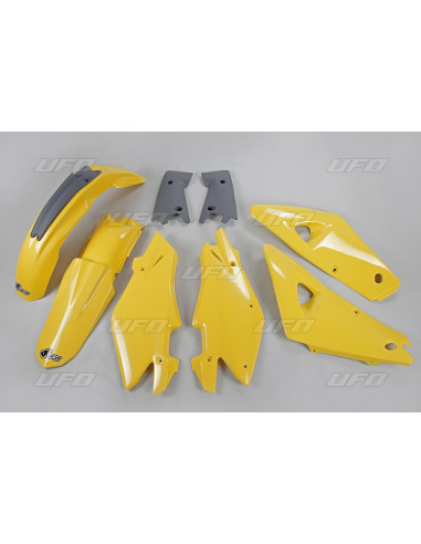 UFO Plastic Kit OEM Color Yellow/Grey Husqvarna CR125/250