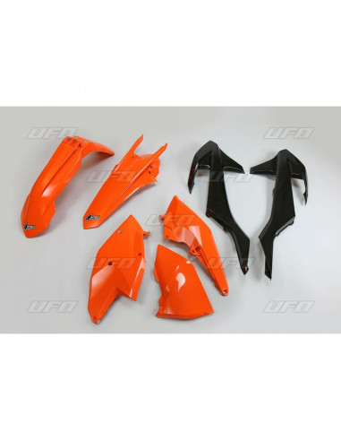 UFO Plastic Kit OEM Color (2017) Orange/Black/White KTM