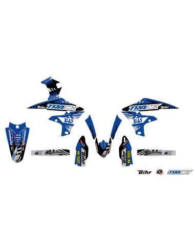 UFO Plastic & Graphic Kit OEM Color Yamaha YZ450F