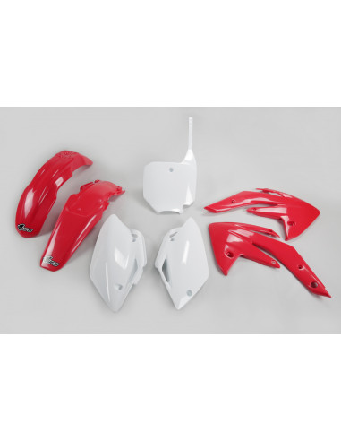 UFO Plastic Kit OEM Color Red/White Honda CRF150R/150F