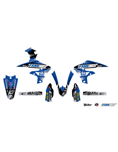 UFO Plastic & Graphic Kit OEM Color Yamaha YZ250F