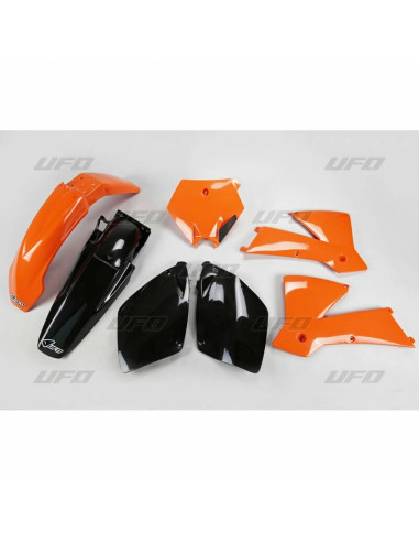 Kit plastique UFO couleur origine orange/noir KTM