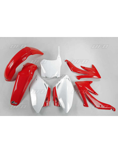 Kit plastique UFO couleur origine rouge/blanc (2008) Honda CRF450R