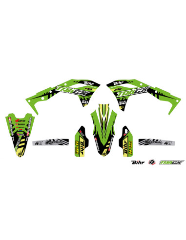 Kit plastique & déco UFO couleur origine Kawasaki KX250F