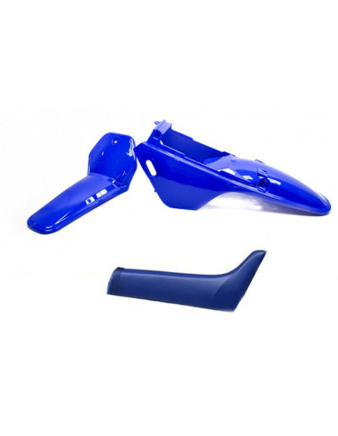 Kit plastique ART couleur origine bleu avec selle complète bleu Yamaha PW80