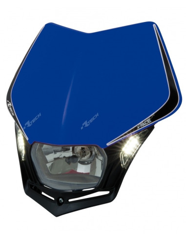 RACETECH V-Face Headlight Led Blue